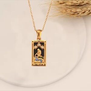 18k Gold plated stainless steel  Pendant Necklace